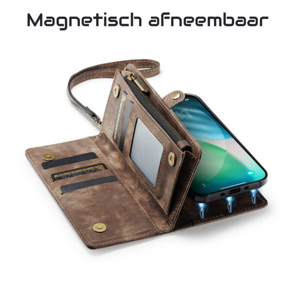 Solidenz Urban Wallet iPhone Air hoesje - Bruin - Afbeelding 7
