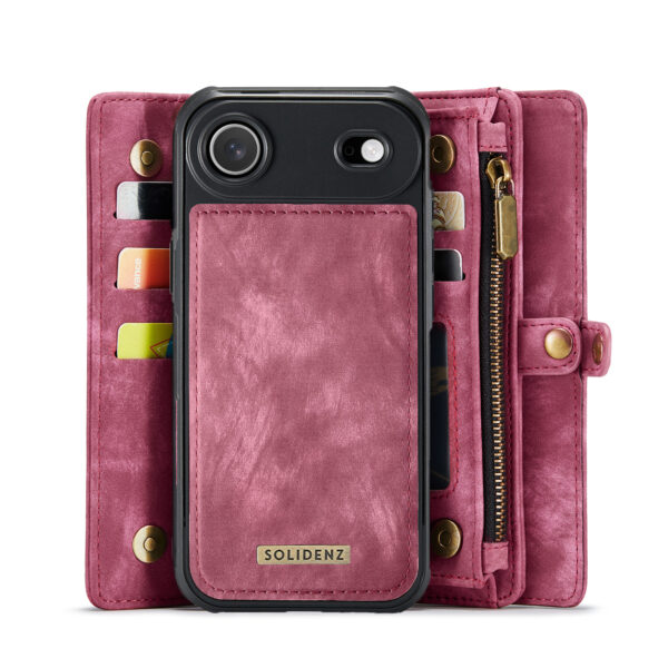 Solidenz Urban Wallet iPhone Air hoesje - Rood - Afbeelding 5