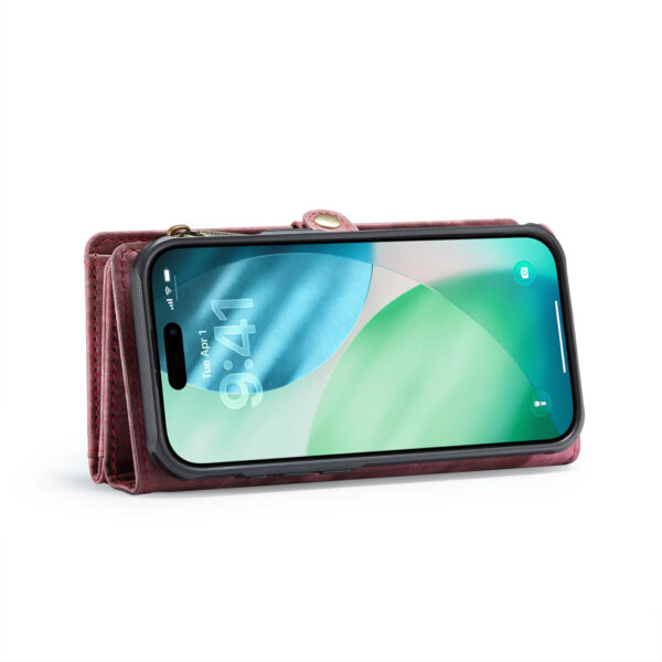 Solidenz Urban Wallet iPhone Air hoesje - Rood - Afbeelding 8