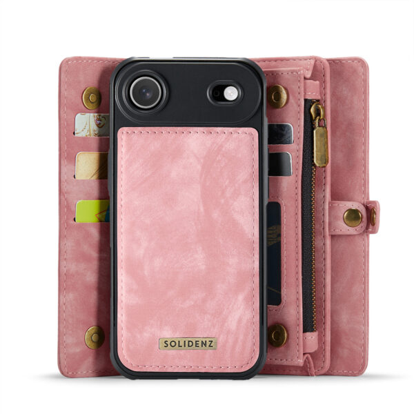 Solidenz Urban Wallet iPhone Air hoesje - Roze - Afbeelding 5