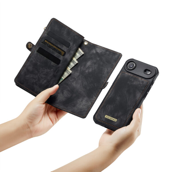 Solidenz Urban Wallet iPhone Air hoesje - Zwart - Afbeelding 12