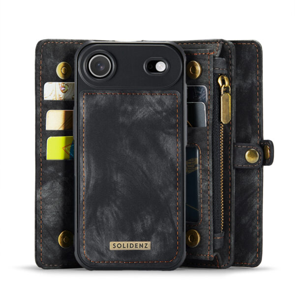 Solidenz Urban Wallet iPhone Air hoesje - Zwart - Afbeelding 5