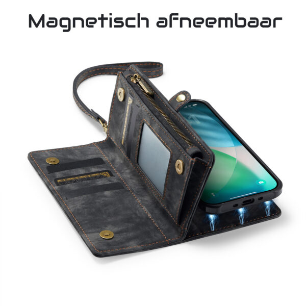 Solidenz Urban Wallet iPhone Air hoesje - Zwart - Afbeelding 7