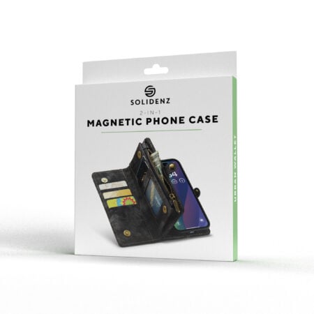 Solidenz Urban Wallet iPhone Air hoesje – Zwart