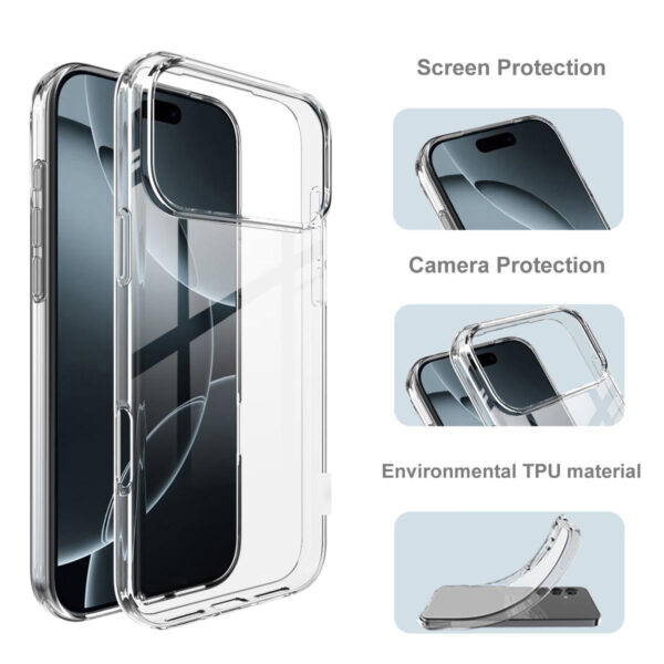 Transparent silicone iPhone 17 Pro case - Image 3