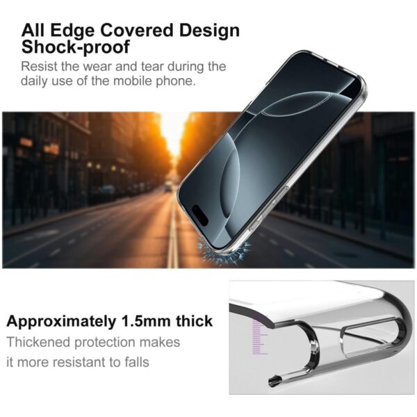 Transparent silicone iPhone 17 Pro case - Image 4