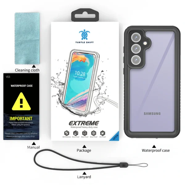 Turtle Shift Fully waterproof and dustproof case Samsung Galaxy S24 FE - Image 9