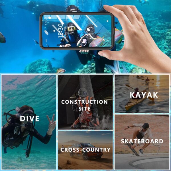 Turtle Shift Fully waterproof and dustproof case Samsung Galaxy S25 Edge - MagSafe - Image 3