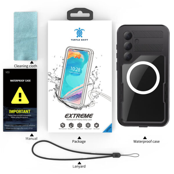 Turtle Shift Volledig waterdicht en stofdicht hoesje Samsung Galaxy S25 Plus - MagSafe compatibel - Afbeelding 10