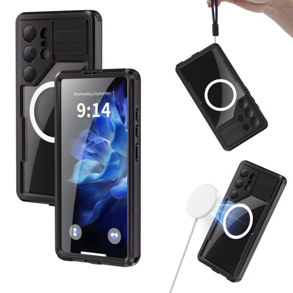 Turtle Shift Volledig waterdicht en stofdicht hoesje Samsung Galaxy S25 Ultra - MagSafe compatibel - Afbeelding 10