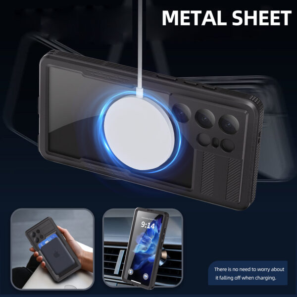 Turtle Shift Volledig waterdicht en stofdicht hoesje Samsung Galaxy S25 Ultra - MagSafe compatibel - Afbeelding 8