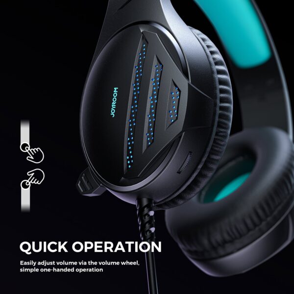 Joyroom JR-HG2 bedraad gaming headset – microfoon – PC/console – 2 m kabel – Zwart - Afbeelding 7