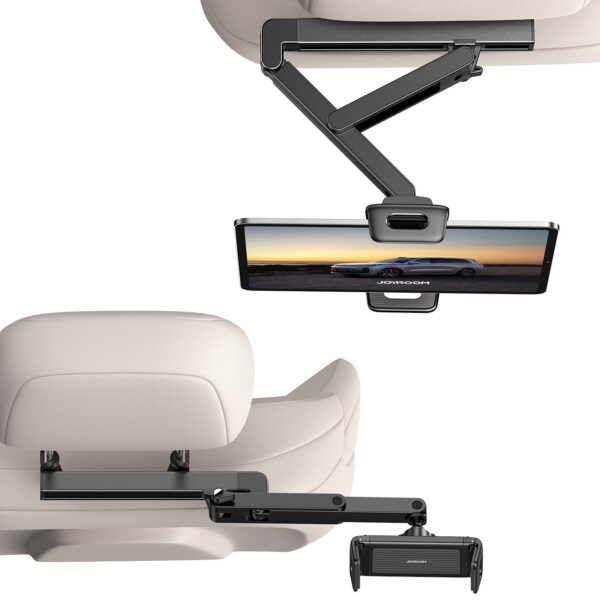 Joyroom tablet/telefoon houder hoofdsteun – 70–158 mm – Zwart - Afbeelding 8