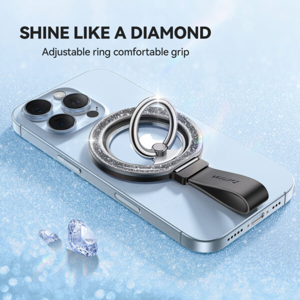Joyroom - Magnetic ring holder - Black - Image 9