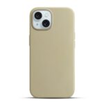 variatie Solidenz Beige Siliconen iPhone 15 hoesje met MagSafe – Desert Sand