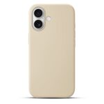 variatie Solidenz Beige Siliconen iPhone 16 hoesje met MagSafe – Desert Sand