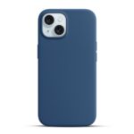 variatie Solidenz Blauw Siliconen iPhone 15 hoesje met MagSafe – Navy Blue