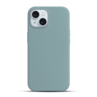Solidenz Blue Silicone iPhone 15 case with MagSafe – Sierra Blue