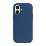 variatie Solidenz Blauw Siliconen iPhone 16 hoesje met MagSafe – Navy Blue