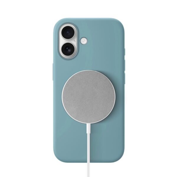 Solidenz Blauw Siliconen iPhone 16 hoesje met MagSafe - Sierra Blue - Afbeelding 2