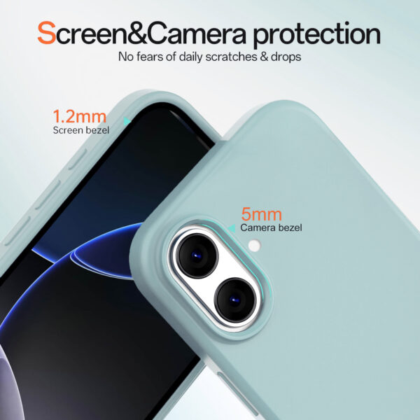 Solidenz Blauw Siliconen iPhone 17 hoesje met MagSafe - Sierra Blue - Afbeelding 10