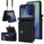 variatie Fashion Wallet case with lanyard Samsung Galaxy Z Flip 7 – Black