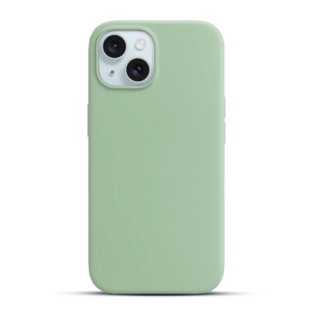 Solidenz Green Silicone iPhone 14 and iPhone 13 case with MagSafe – Mint