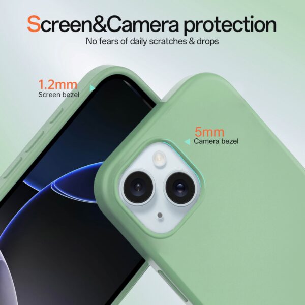Solidenz Groen Siliconen iPhone 15 hoesje met MagSafe - Mint - Afbeelding 3