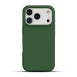 variatie Solidenz Groen Siliconen iPhone 17 Pro hoesje met MagSafe – Pine Green