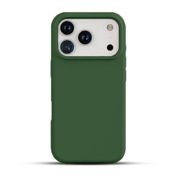 Solidenz Groen Siliconen iPhone 17 Pro hoesje met MagSafe - Pine Green