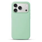 variatie Solidenz Groen Siliconen iPhone 17 Pro hoesje met MagSafe – Mint