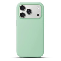 Solidenz Green Silicone iPhone 17 Pro Max case with MagSafe – Mint