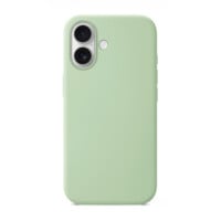 Solidenz Green Silicone iPhone 17 case with MagSafe – Mint