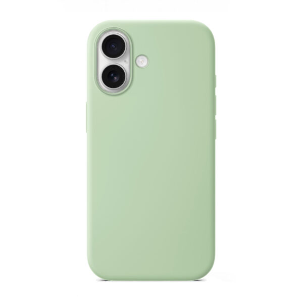 Solidenz Groen Siliconen iPhone 16 hoesje met MagSafe - Mint