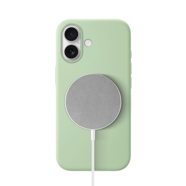 Solidenz Groen Siliconen iPhone 16 hoesje met MagSafe - Mint - Afbeelding 2