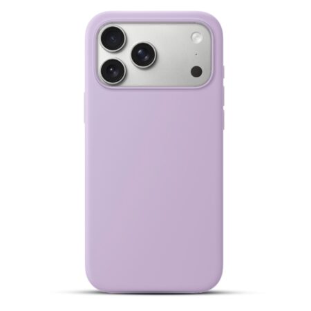 Solidenz Lila Siliconen iPhone 17 Pro Max hoesje met MagSafe – Lavender