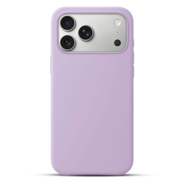 Solidenz Lila Siliconen iPhone 17 Pro hoesje met MagSafe - Lavender