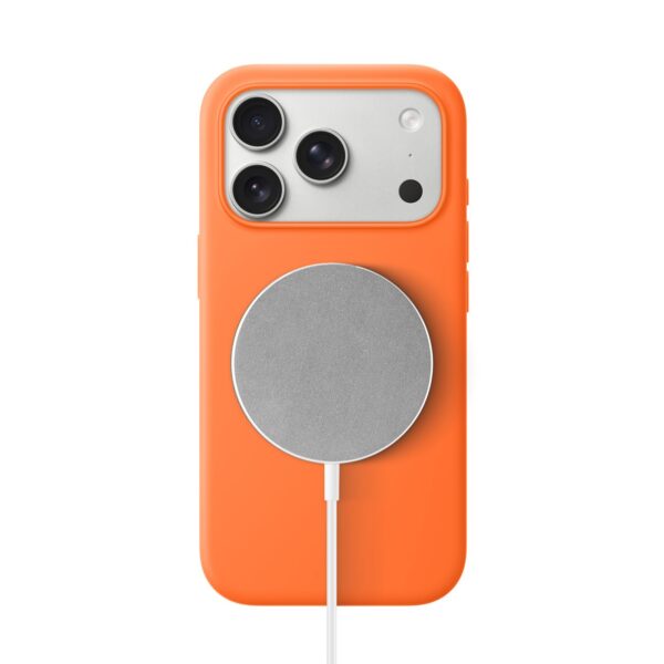 Solidenz Oranje Siliconen iPhone 17 Pro hoesje met MagSafe - Papaya - Afbeelding 2
