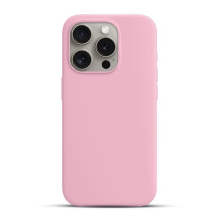 Solidenz Roze Siliconen iPhone 16 Pro Max hoesje met MagSafe – Rose Quartz