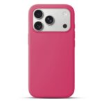 variatie Solidenz Roze Siliconen iPhone 17 Pro hoesje met MagSafe – Royal Fuchsia