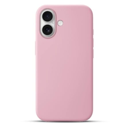 Solidenz Roze Siliconen iPhone 16 hoesje met MagSafe – Rose Quartz