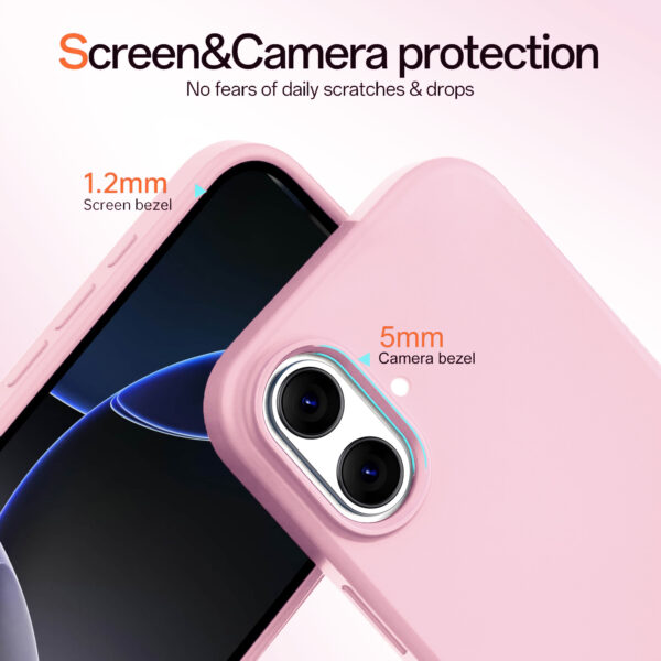 Solidenz Roze Siliconen iPhone 16 hoesje met MagSafe - Rose Quartz - Afbeelding 3
