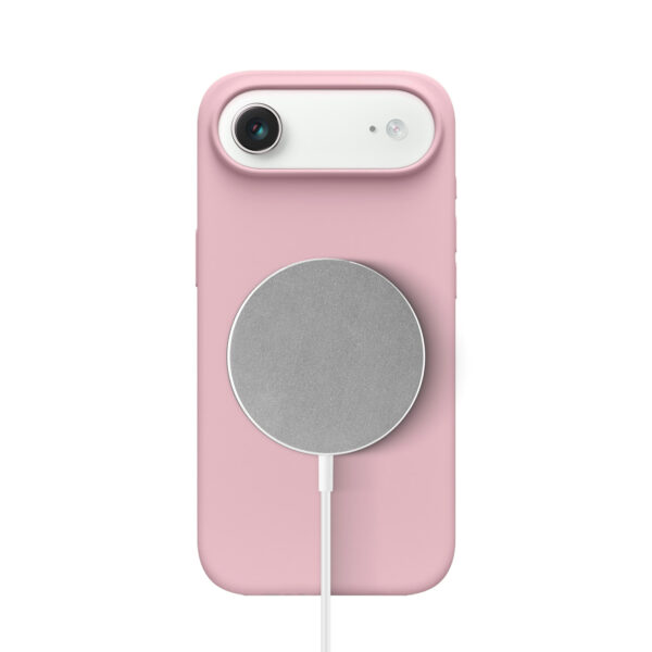 Solidenz Roze Siliconen iPhone Air hoesje met MagSafe - Rose Quartz - Afbeelding 2
