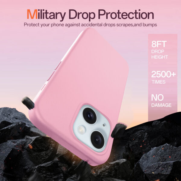 Solidenz Roze Siliconen iPhone Air hoesje met MagSafe - Rose Quartz - Afbeelding 6