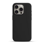 variatie Solidenz Zwart Siliconen iPhone 15 Pro Max hoesje met MagSafe – Midnight Black