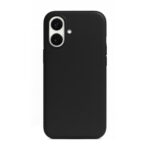 variatie Solidenz Zwart Siliconen iPhone 16 hoesje met MagSafe – Midnight Black