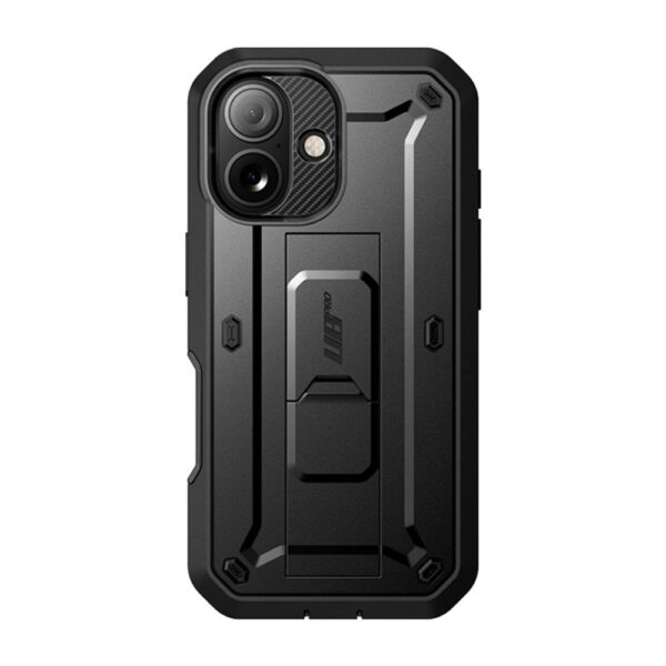 Supcase 360 Backcover met screen protector iPhone 17 hoesje - Zwart - Afbeelding 3