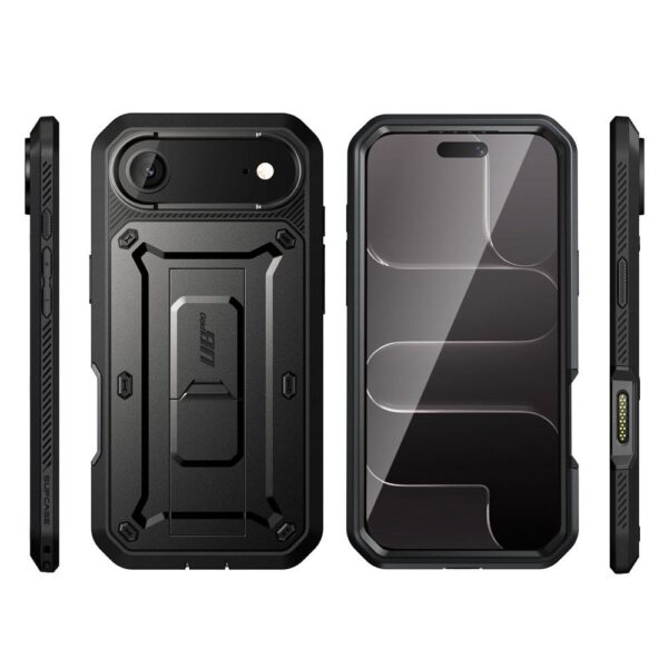 Supcase 360 Backcover with screen protector iPhone Air case - Black - Image 2