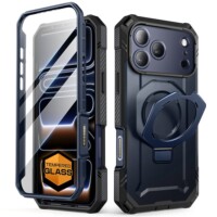 Supcase UB Grip Pro iPhone 17 Pro Max Case with Screen Protector and MagSafe – Blue