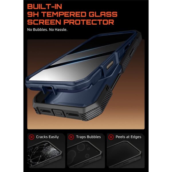 Supcase UB Grip Pro iPhone 17 Pro Max hoesje met Screenprotector en MagSafe - Blauw - Afbeelding 11